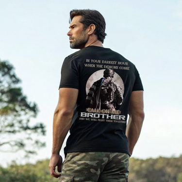 Warrior Slogan T-Shirt for our military veteran heroes